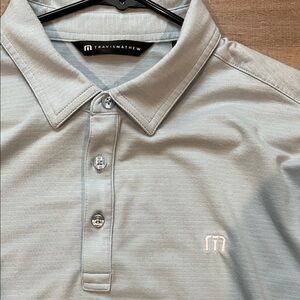 Travis Mathew Light Blue Polo Shirt